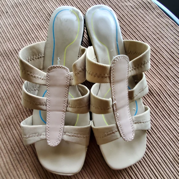airstep Shoes Womens Beige Airstep Slipon Sandals 1w Poshmark